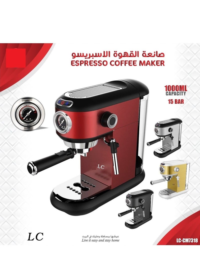 LC - Espresso Coffee Machine 1L - Image 1