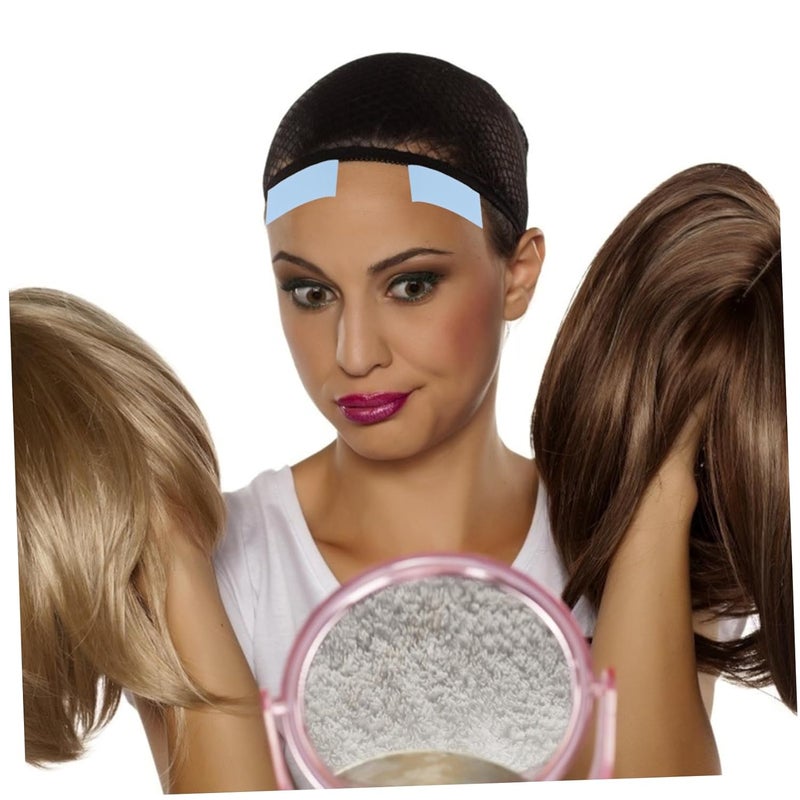 72pcs Front Tape Double Sided Adhesive Strips for Wigs Hair Extensions Hair Systems Water Resistant Sensitive Skin Friendly Breathable - Image 4