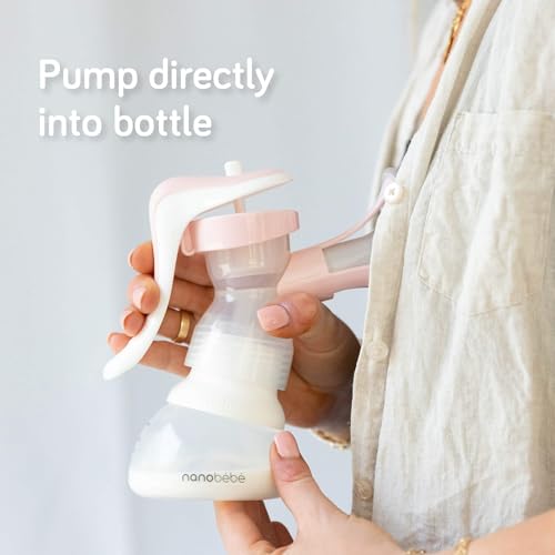 NANOBÉBÉ Nanobebe Breastmilk Baby Bottle Anti-Colic Starter Set with Silicone Pacifiers, Breast Pump Adapter, and Slow Flow Nipples - 5 oz - Teal/Grey - Image 4