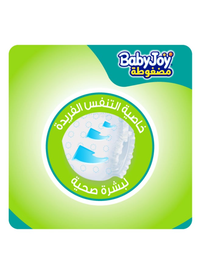 بيبي جوي حفاضات أطفال، مقاس 7، 18+ كجم، 3 × 34 حفاضة - عبوة ضخمة، مضغوطة، ملمس القطن - Image 5