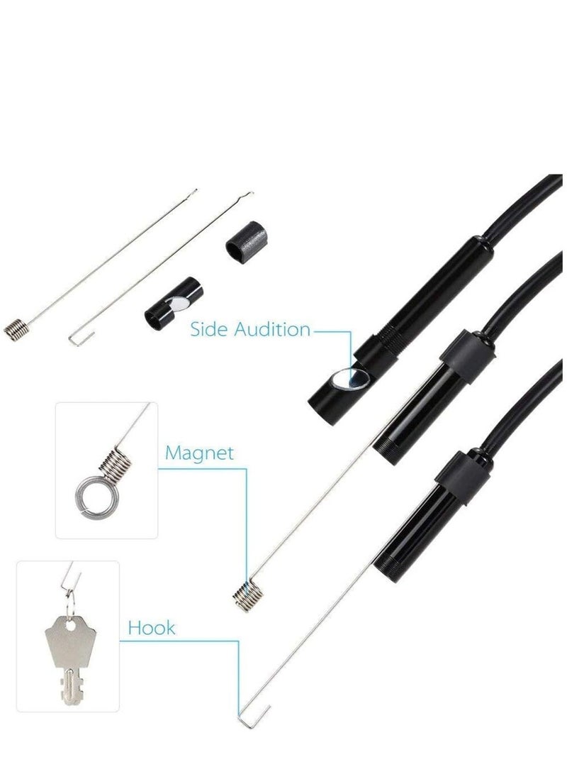 HD Endoscope Camera 3-in-1, 5.5mm Borescope Inspection Camera, USB/Type-C/Micro USB - Image 5