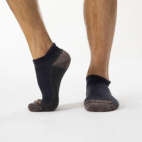 WANDER Merino Wool Ankle Running Hiking Socks 3 Pairs Lightweight Cushioned Sweat-Wicking No Show Athletic Socks Men Women - Image 2