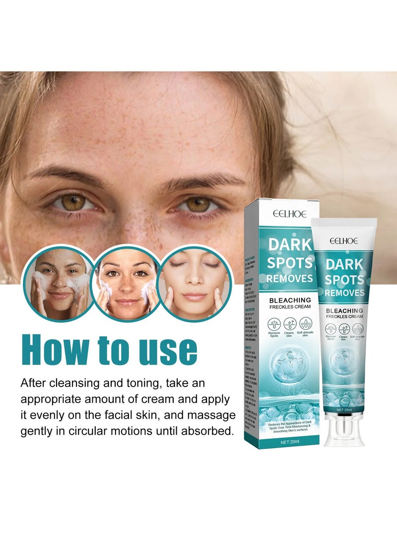 EELHOE Dark Spot Remover for Face Hyperpigmentation Treatment Dark Spots, Melasma, Freckle, Sun Spots Removal Dark Spot Corrector Cream for Women and Men 20g - Image 3