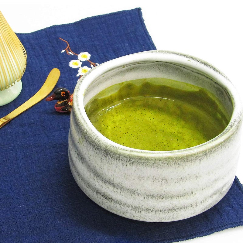 Artcome Japanese Matcha Tea Set, Matcha Whisk, Traditional Scoop, Matcha Bowl, Ceramic Whisk Holder, Handmade Ceremony Kit (7 Pcs) - Image 5