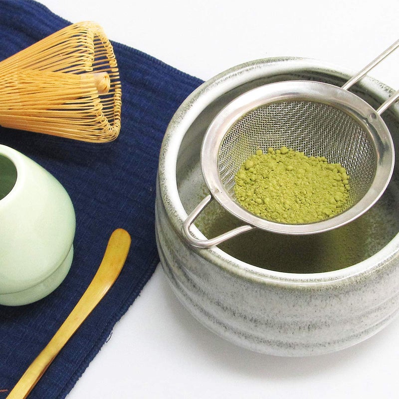 Artcome Japanese Matcha Tea Set, Matcha Whisk, Traditional Scoop, Matcha Bowl, Ceramic Whisk Holder, Handmade Ceremony Kit (7 Pcs) - Image 3