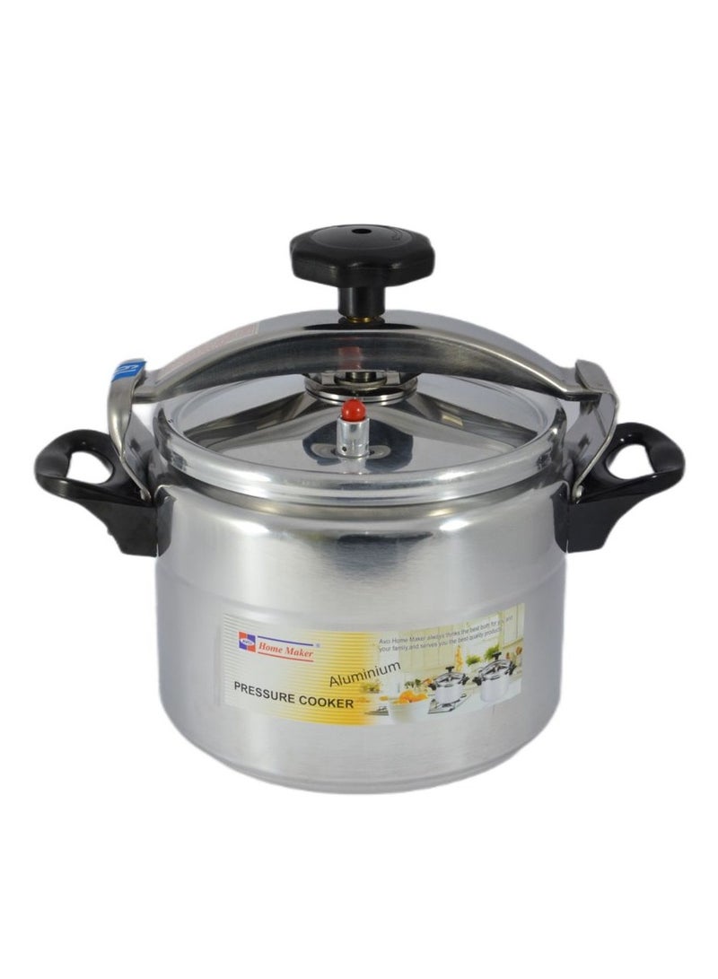 Homemaker Aluminium Pressure Cooker 22Cm - 6 Liter Capacity - Silver - Image 2
