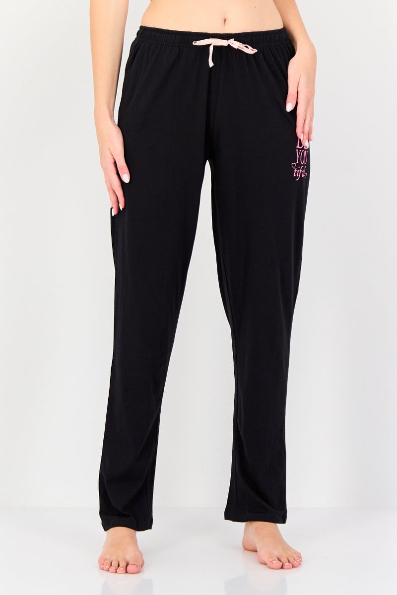 zivame Women 2 Pcs Floral Print Drawstring Pajama Pant, Multicolor - Image 5