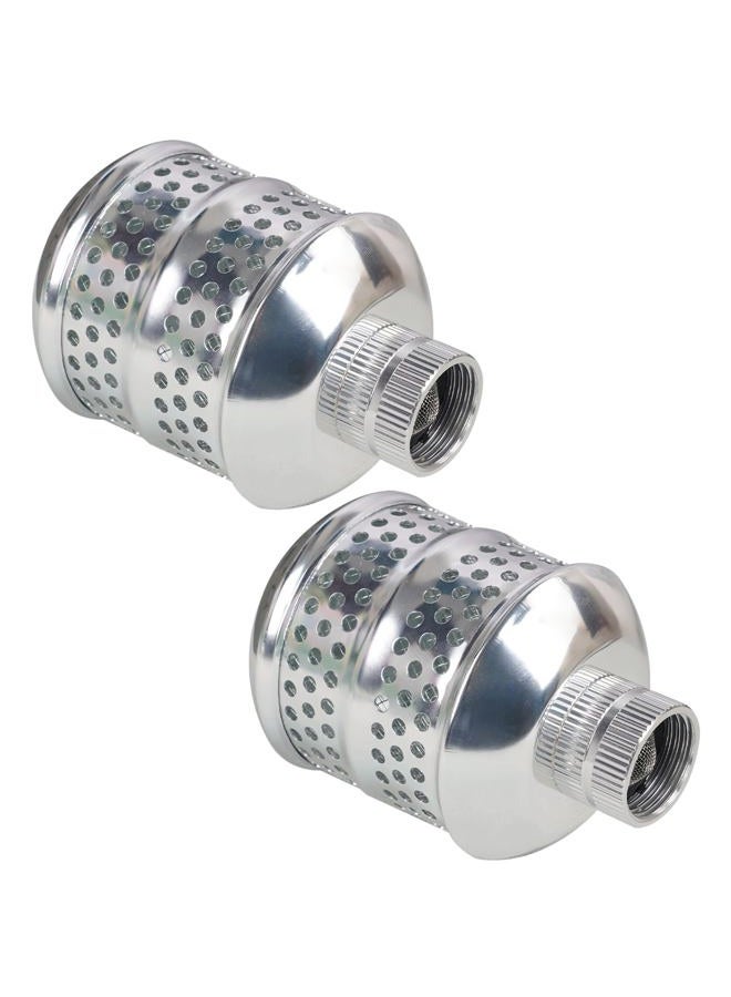 Hourleey 2 Pack Bubbler Sprinkler Heads, Aluminum Diffuser Flood Nozzle for Delicate Watering, Gentle Garden Metal Watering Soaker Sprinkler for Plants Garden Lawn Yard - Image 1