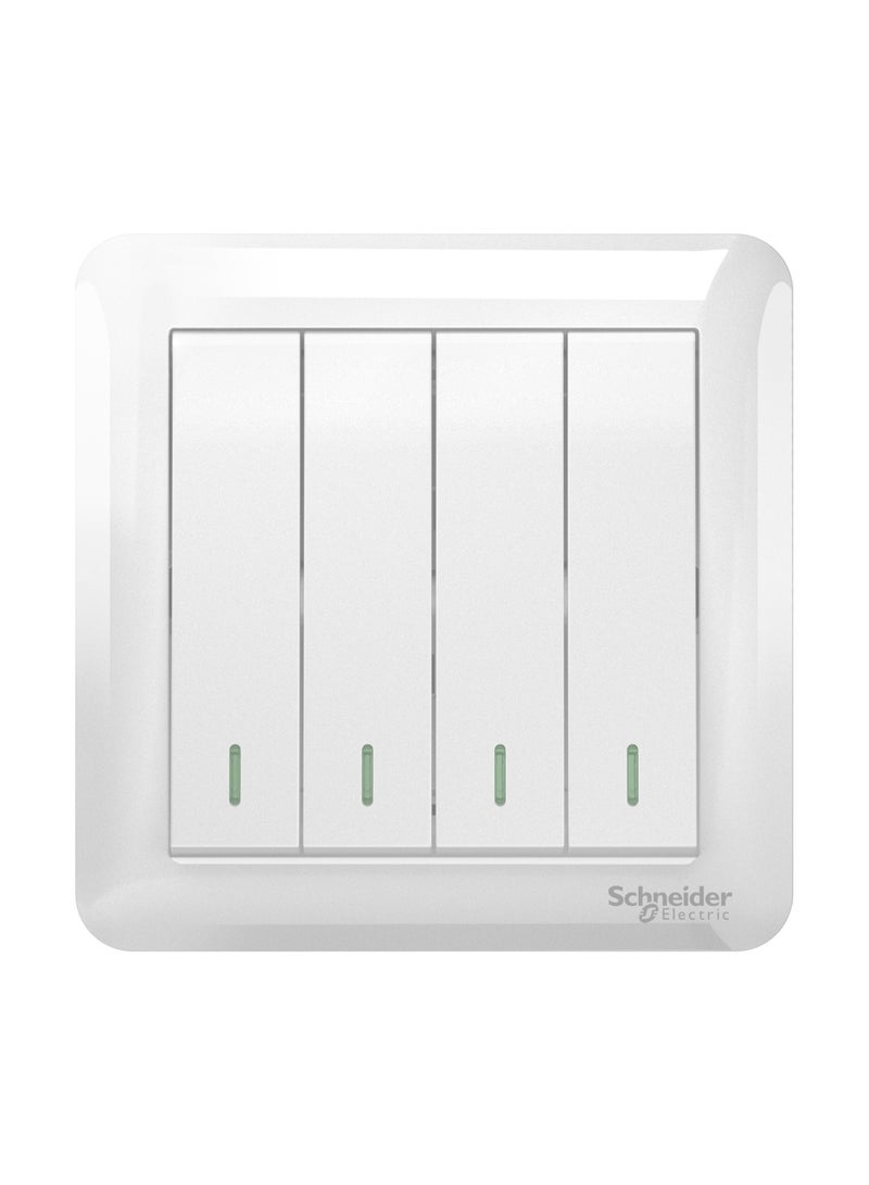 Schneider Electric Affle Plus 4 Gang 2 Way Switch - Image 2