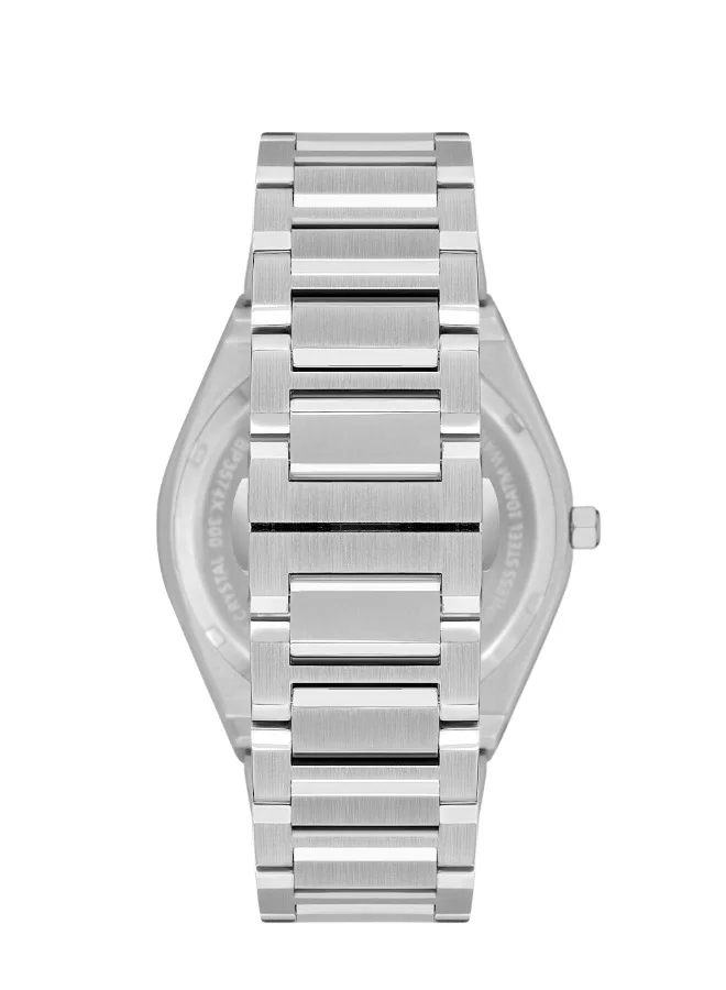 بيفرلي هيلز بولو كلوب Beverly Hills Polo Club BP3574X.377 Men Automatic Display Watch & Metal Strap Silver