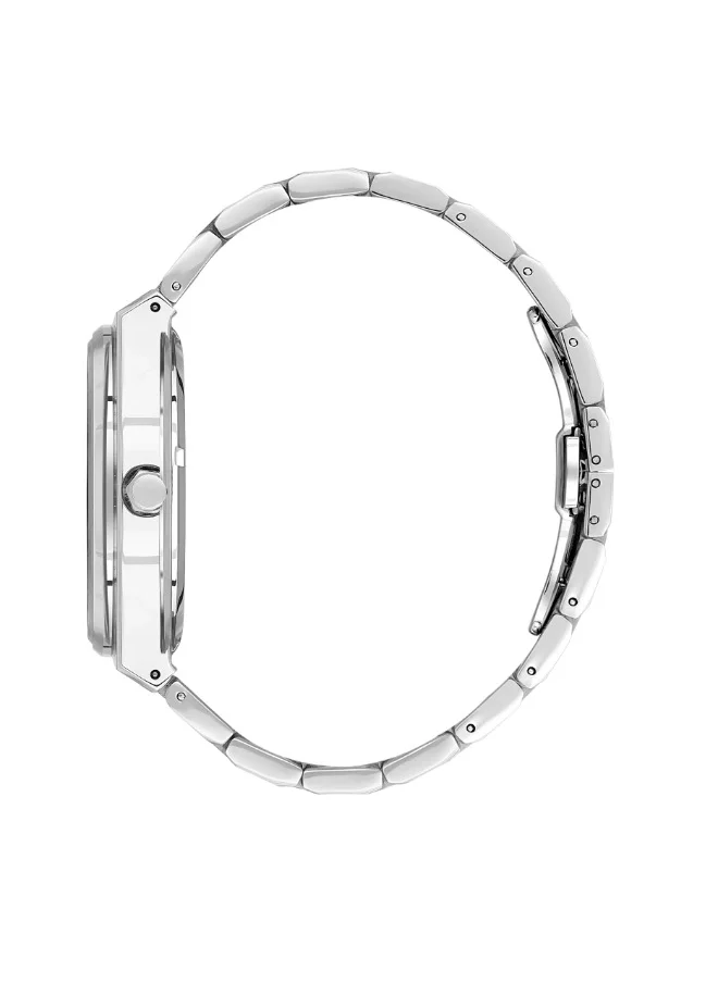 بيفرلي هيلز بولو كلوب Beverly Hills Polo Club BP3574X.377 Men Automatic Display Watch & Metal Strap Silver