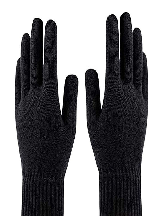 ATABZ Combo Pack Skull Cap, Neck Muffler, Hand Gloves Black Set for Winter - Image 3