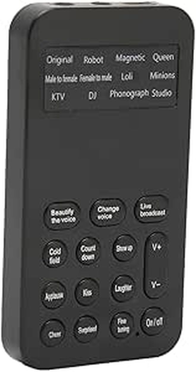 Handheld Voice Changer Device with 8 Sound Effects for Gaming Streaming and Calls - Image 1
