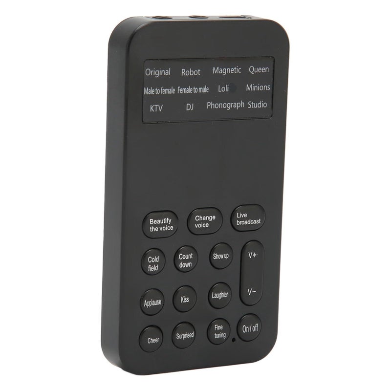 Handheld Voice Changer Device with 8 Sound Effects for Gaming Streaming and Calls - Image 2