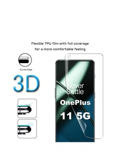 RINCO 2Packs Soft TPU Film Screen Protector Compatible with OnePlus 11 5G, Flexible Screen Protector, Film Anti-fingerprint Bubble-free HD Clear TPU Film (Not Glass) for Oneplus 10 Pro/9 Pro/ 11 5g  - Image 4