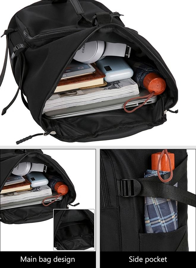 DUNISO Sports Gym Bag with Wet Pocket & Shoes Compartment, Weekender Overnight Bag for Travel Gym Yoga Travel Duffel Bag for Men and Women Lightweight - Image 3