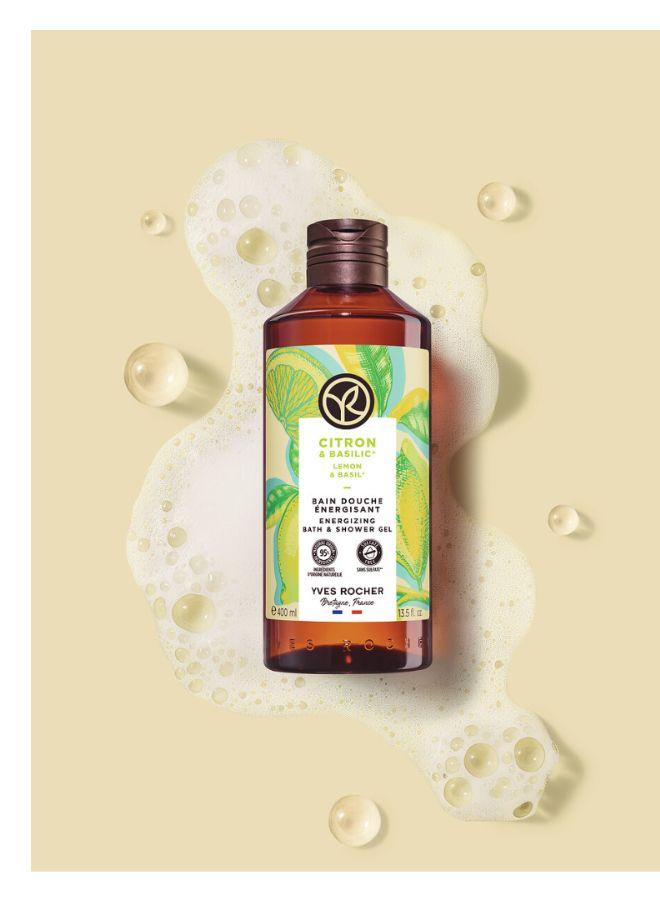 Yves Rocher BATH AND SHOWER GEL LEMON 400ML BOTTLE - Image 4