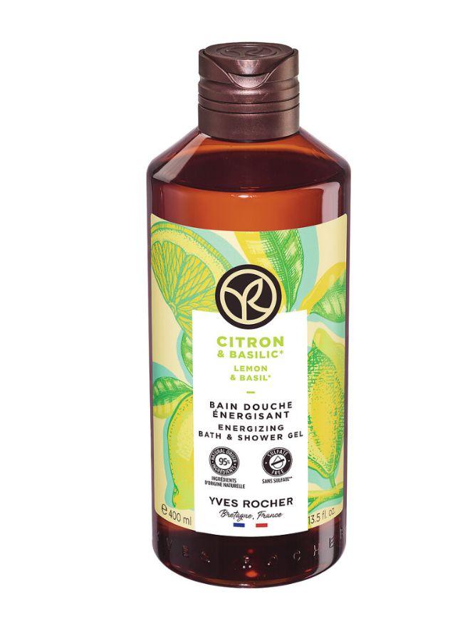 Yves Rocher BATH AND SHOWER GEL LEMON 400ML BOTTLE - Image 3