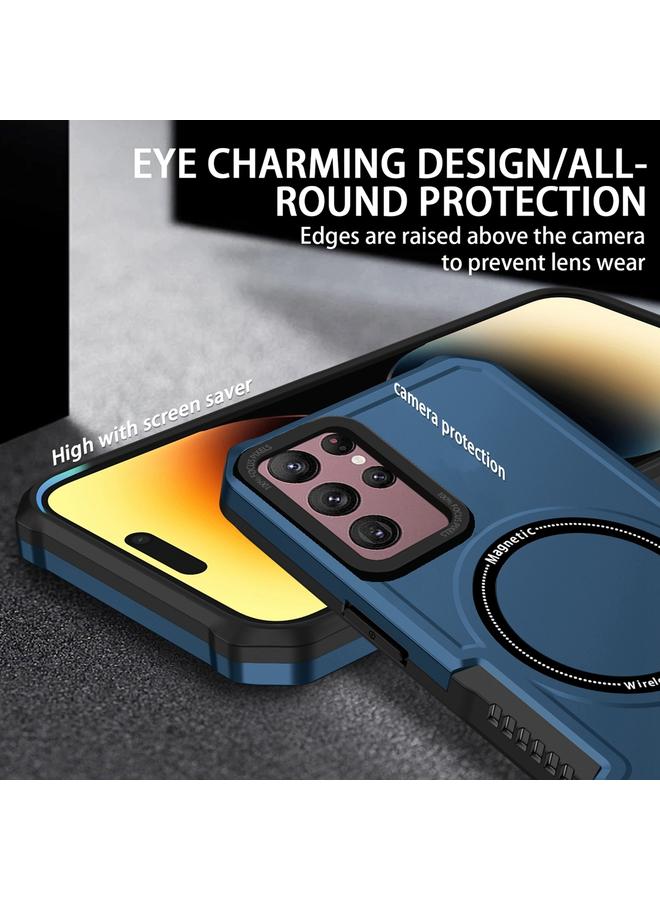 اس-توب جراب لهاتف Samsung Galaxy S22 Ultra 5G MagSafe جراب هاتف مضاد للصدمات - Image 3