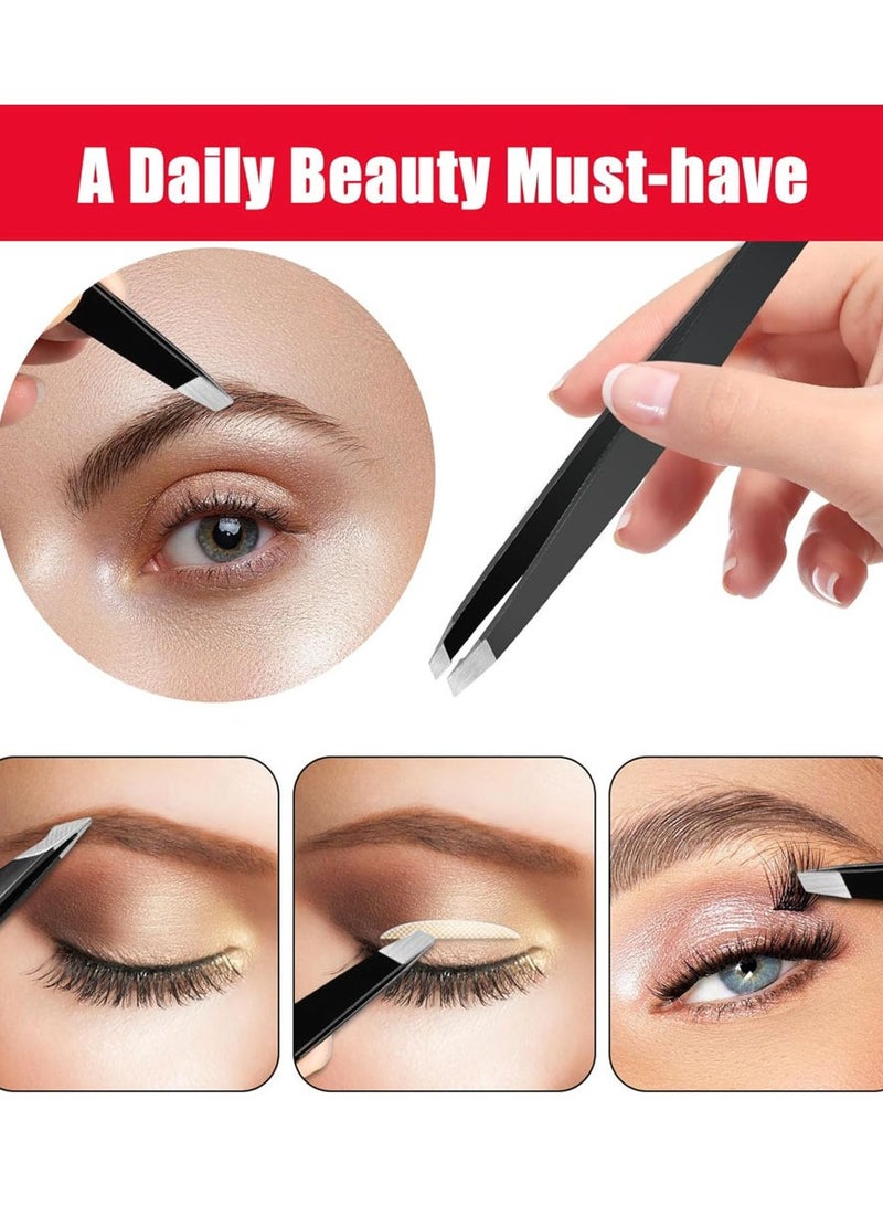 Goolsky Eyebrow clip eyebrow clip 6 piece set eyebrow trimming tweezers set eyebrow tweezers beard plucking eyebrow trimming tool - Image 2
