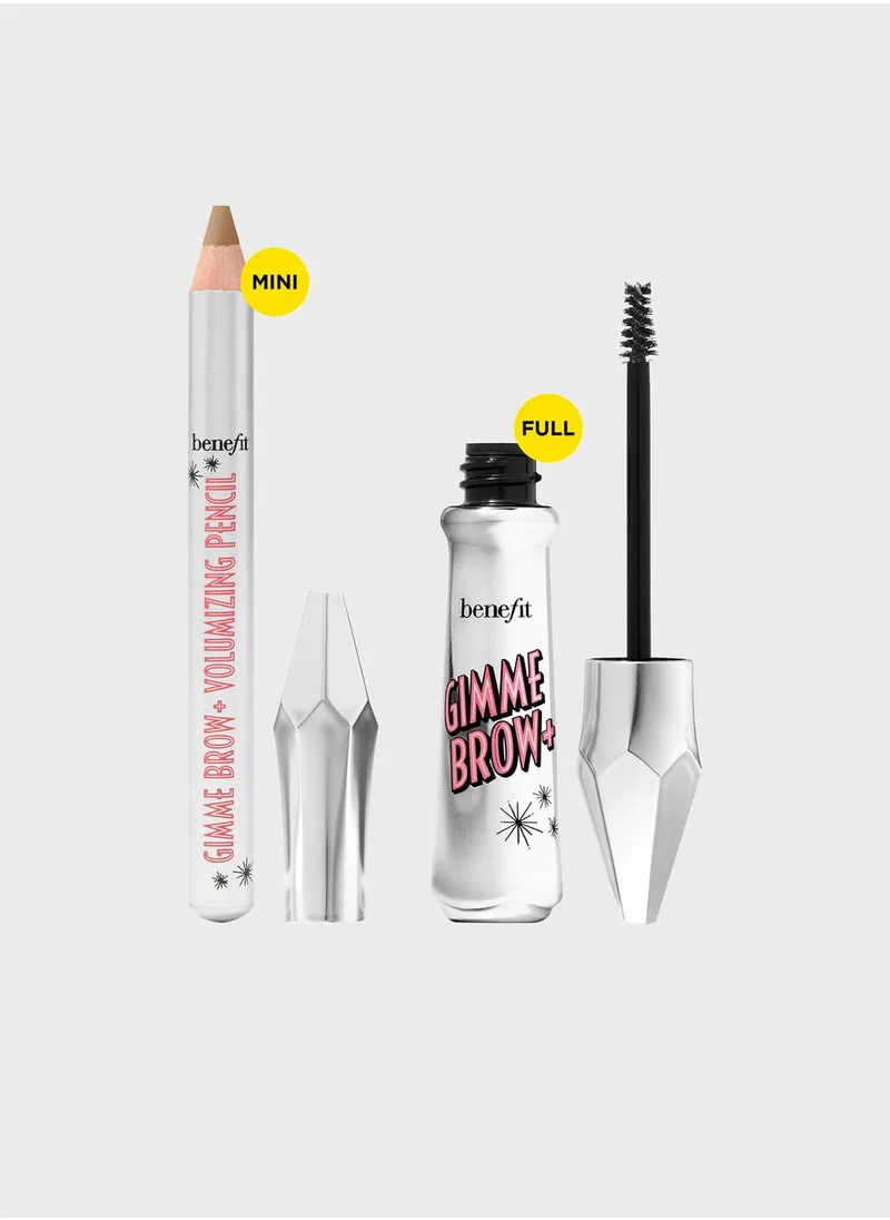 Benefit Cosmetics Gimme Brow Goals brow volumizing value set - 28% saving