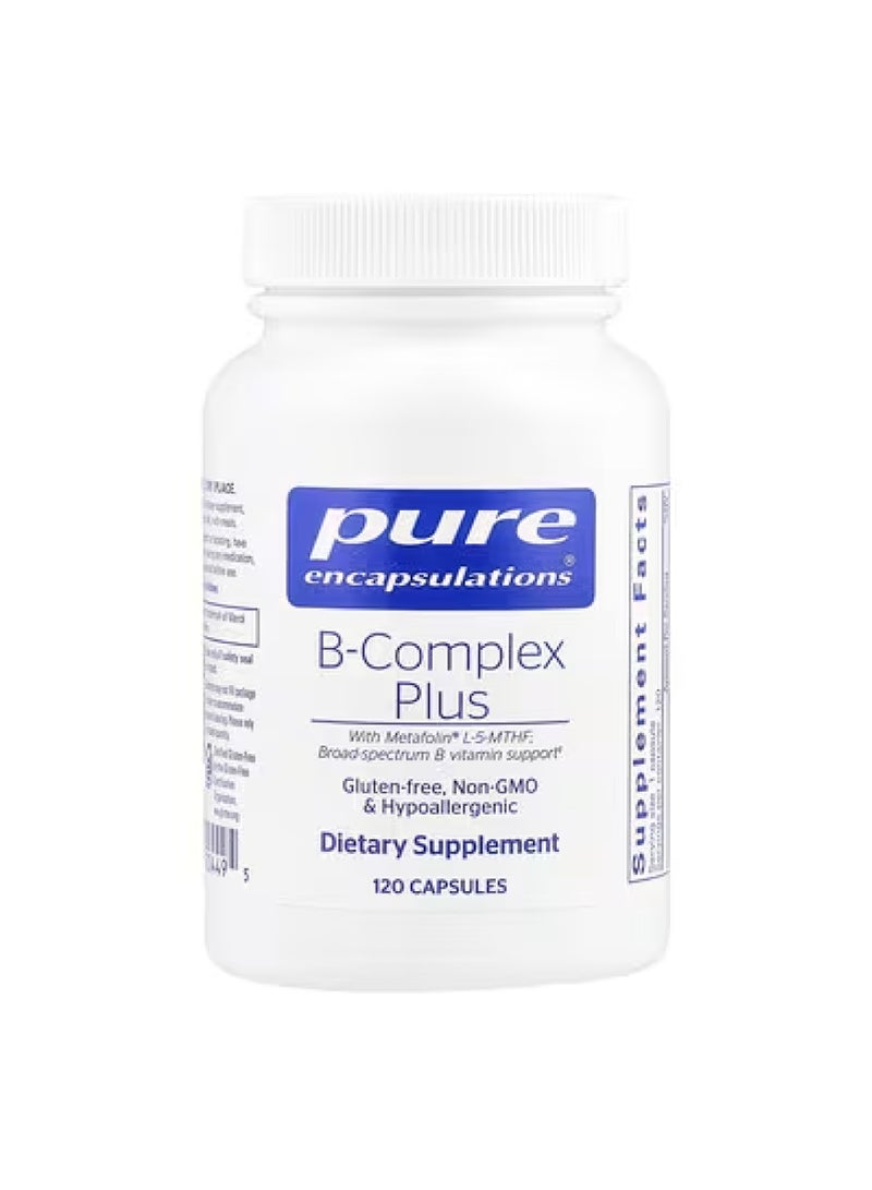 Pure Encapsulations B-Complex Plus, 120 Capsules