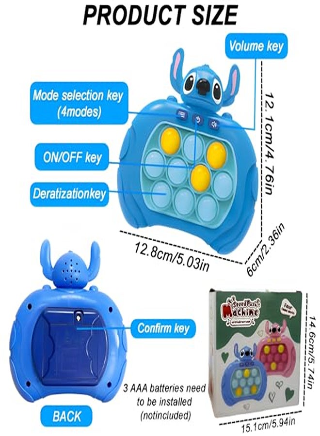 Quick Push Pop-It, Pop It Electronic Game, Pop It Fidget Toy, Pop-It Pro Light Up Game, Push Pop Game Controller Bubble, Puzzle Pop-It Early Development Game for Children Adults