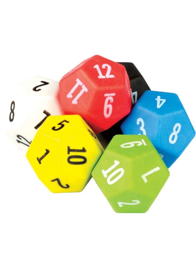 Teacher Created Resources نرد ذو 12 وجهًا من موارد المعلم®، عبوة من 6 - Image 1