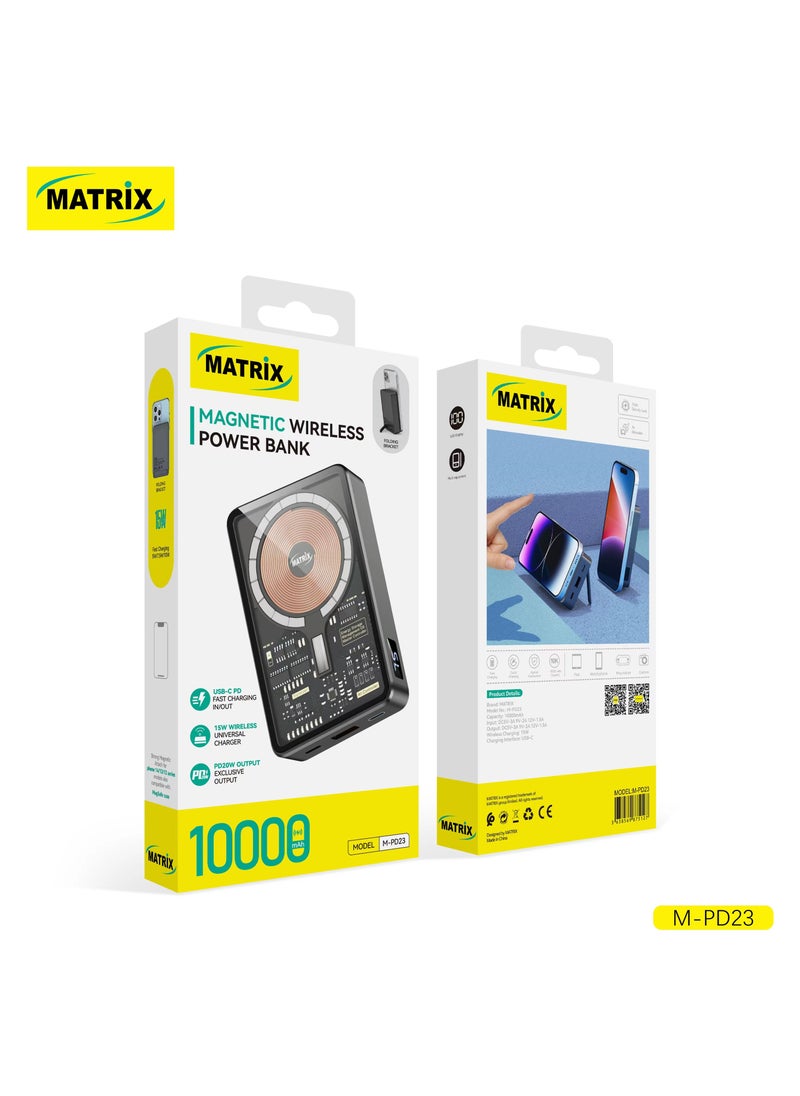 MATRIX - M-PD 23, Power bank, Wireless Charger - Image 1