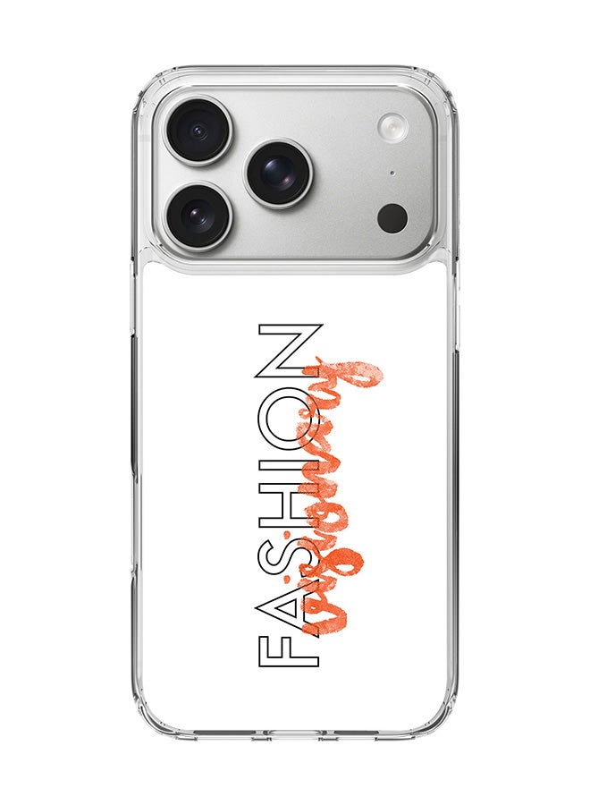 Stylizedd Classic Clear MagSafe Case for iPhone 17 Pro , Hybrid Soft Case Flexible Edges Anti Drop TPU PC Gel Thin Transparent Cover [ Designed for iPhone 17 Pro ] - Fashion Visionary