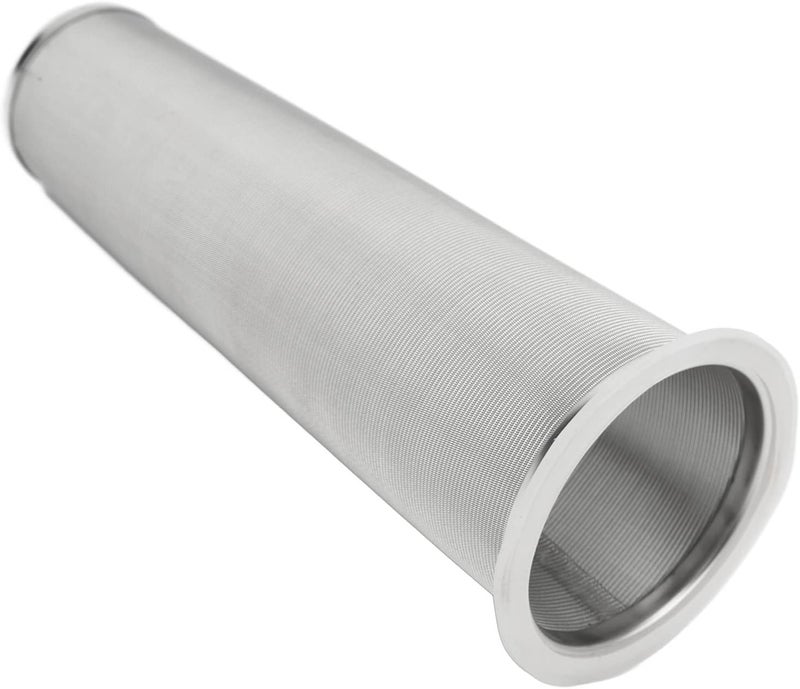 304 Stainless Steel Cold Brew Coffee Filter Cone Mesh, Reusable Coffee Brew Infuser with White Rubber Seal, Filter for Iced Coffee Tea and Fruit Drinks (8 * 21cm) - Image 1