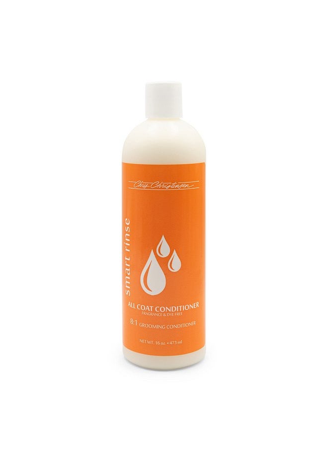 Chris Christensen Chris Christensen Smart Rinse All Coat Ultra Concentrated Dog Conditioner, Makes up to 8 Bottles, Groom Like a Professional, Fragrence Free Gentle Formula, Made in USA, 16 oz  - Image 1