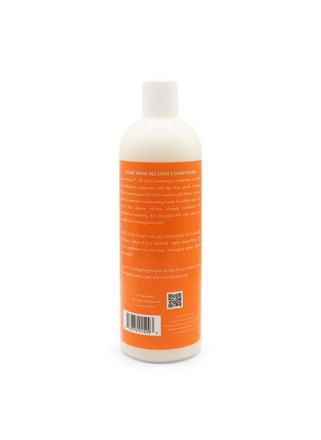 Chris Christensen Chris Christensen Smart Rinse All Coat Ultra Concentrated Dog Conditioner, Makes up to 8 Bottles, Groom Like a Professional, Fragrence Free Gentle Formula, Made in USA, 16 oz  - Image 2