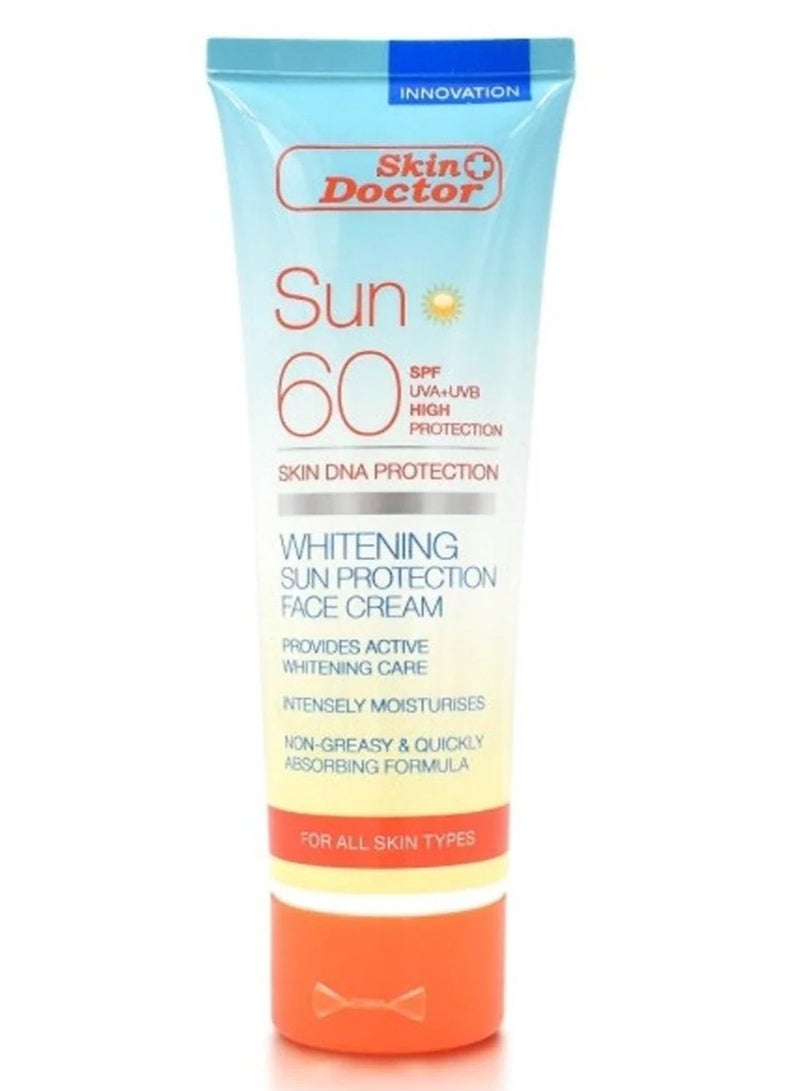 Skin Doctor Sun Protection Whitening Cream SPF 60 125 ML - Image 2