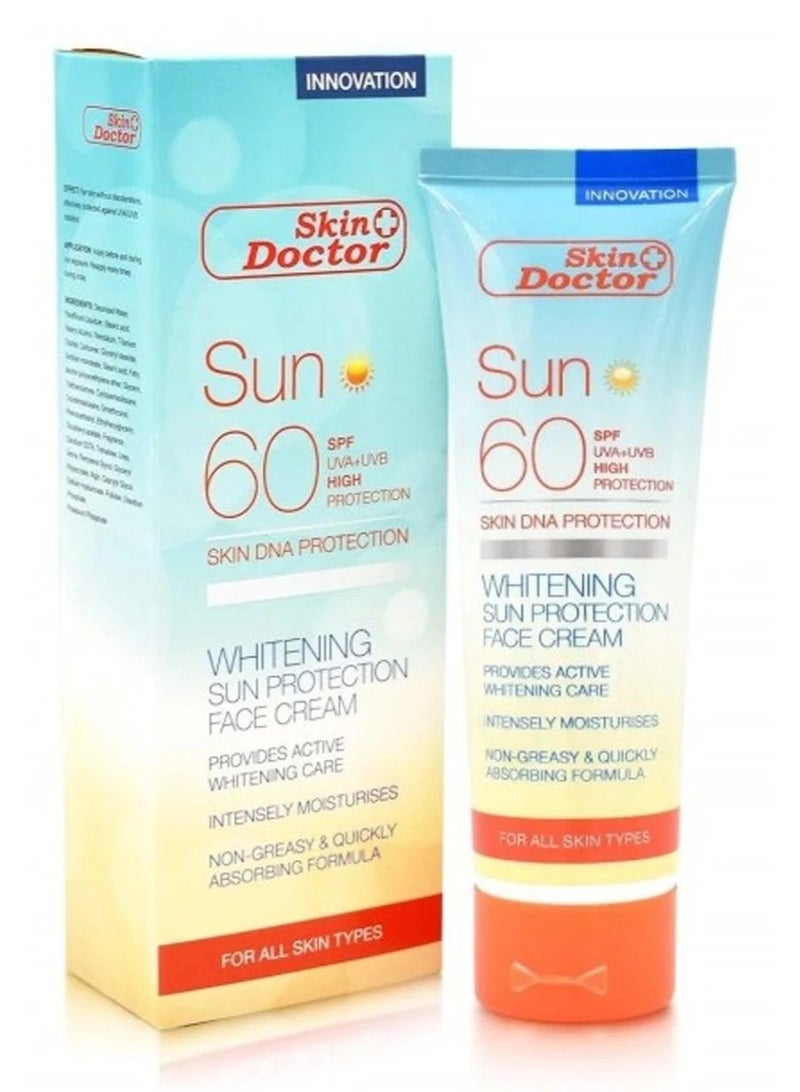 Skin Doctor Sun Protection Whitening Cream SPF 60 125 ML - Image 3