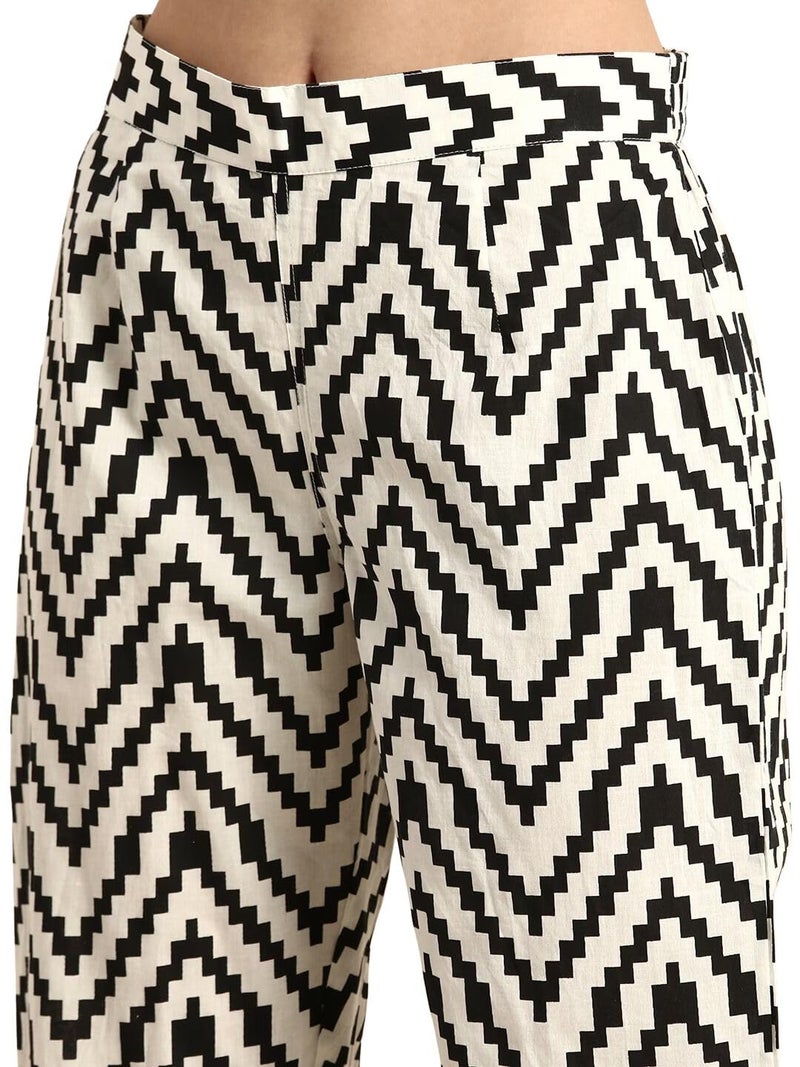 rytras Women Rayon's Printed Straight Kurta and Pant Set(White,3XL - Image 5