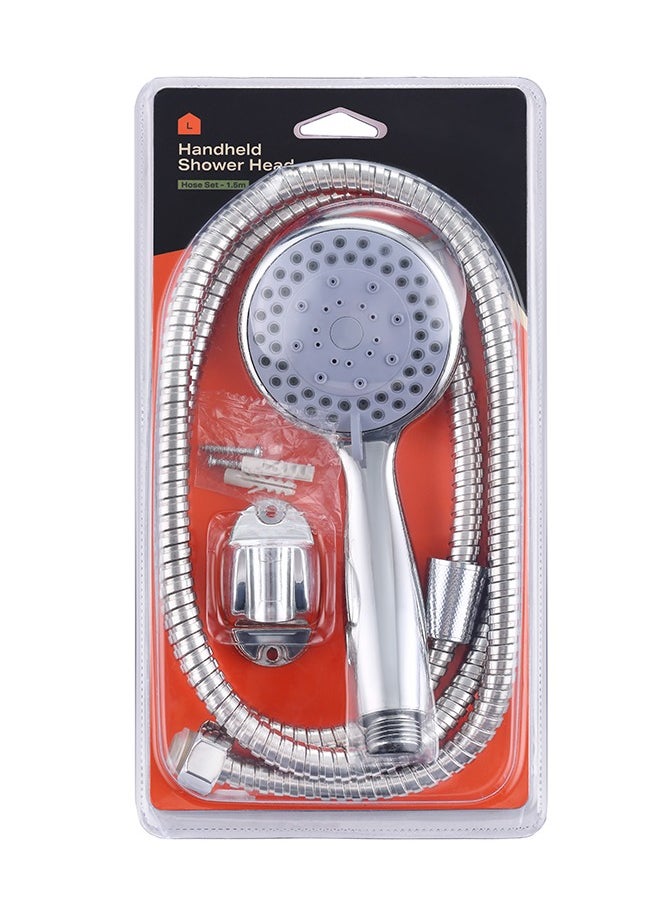 LAWAZIM - Handheld Shower Head with Hose Set -1.5m- Durable Shower Head with 3 Modes, Water-Saving Design, and Included Holder -Bathroom Upgrades Water Conservation Home Shower Improvement Personal Care - Image 1