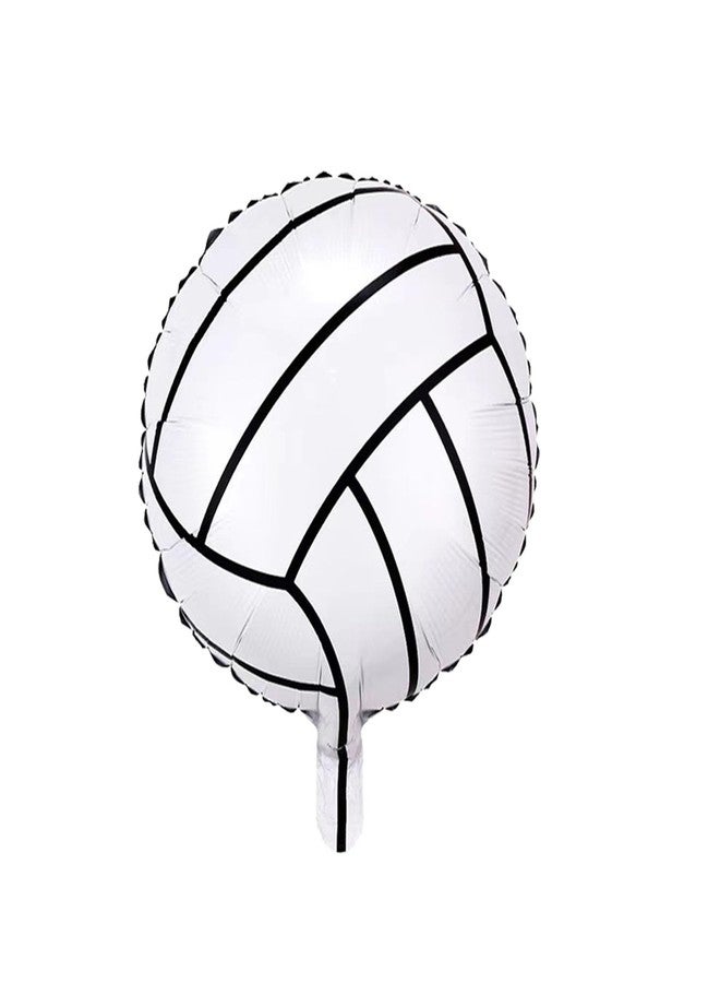 CSTYWC 10 Pieces Volleyball Foil Balloons Mylar Aluminum for Birthday Sports Themed Party Decorations - Image 3