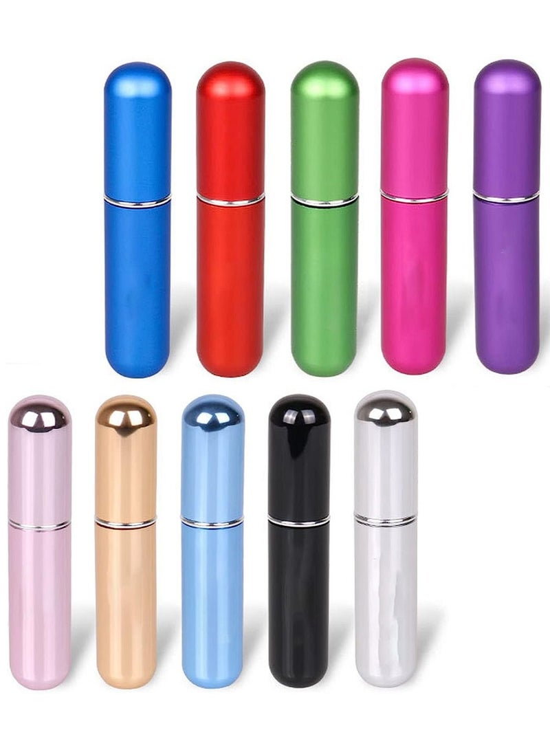 ORiTi 10 قطع من زجاجات بخاخ العطور سعة 5 مل زجاجة بخاخ فارغة قابلة لإعادة التعبئة ومحمولة - Image 1