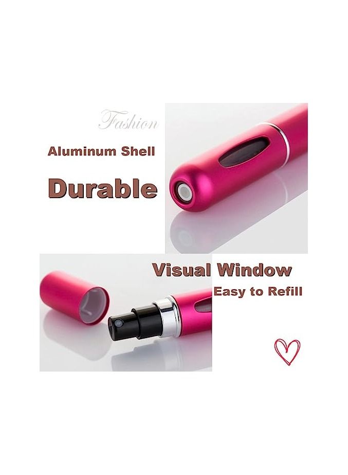 ORiTi 10 قطع من زجاجات بخاخ العطور سعة 5 مل زجاجة بخاخ فارغة قابلة لإعادة التعبئة ومحمولة - Image 2