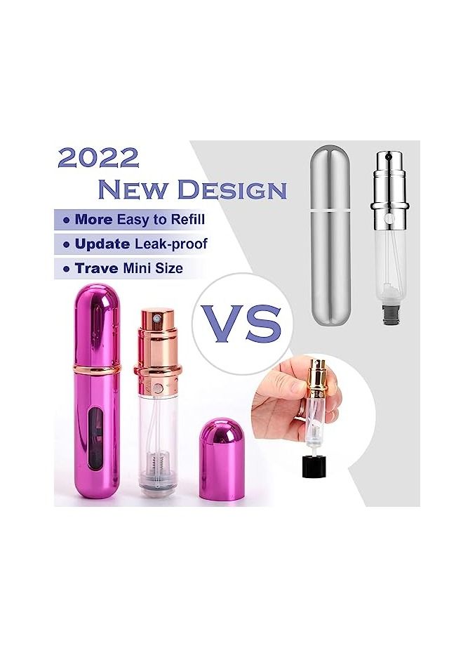 ORiTi 10 قطع من زجاجات بخاخ العطور سعة 5 مل زجاجة بخاخ فارغة قابلة لإعادة التعبئة ومحمولة - Image 5