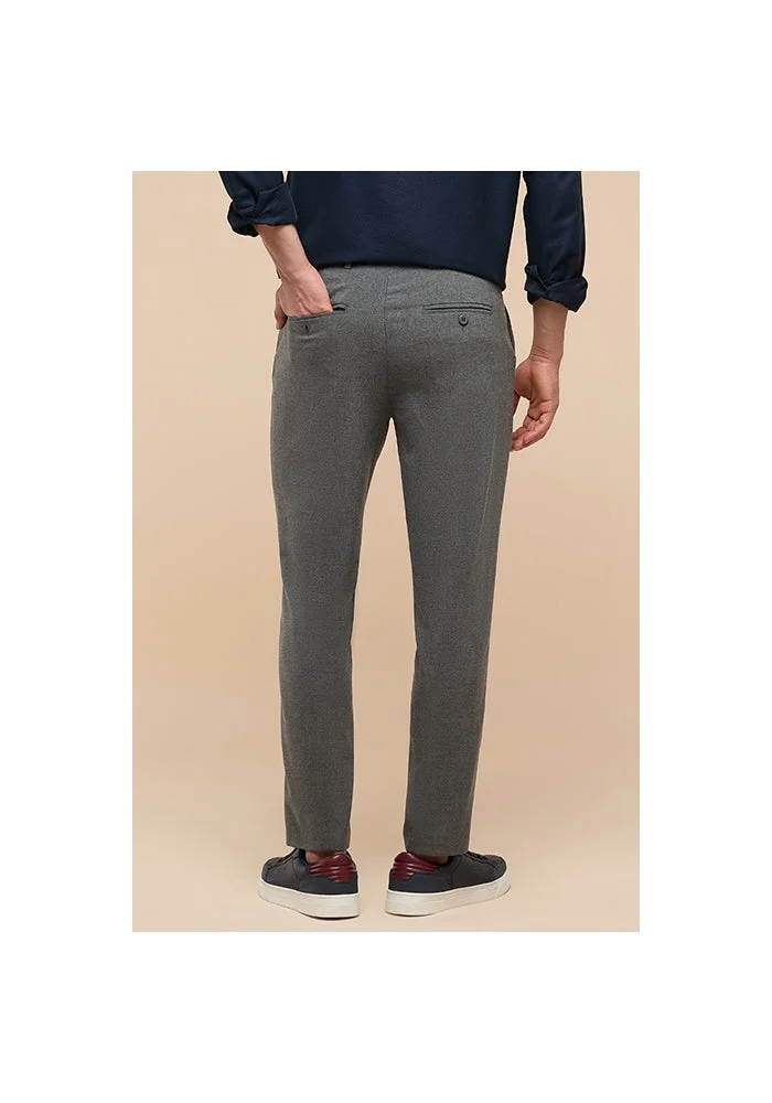 R&b  Solid Chinos with Button Closure for Men | Best Price UAE