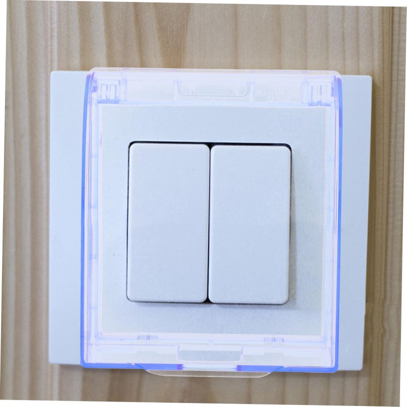 Waterproof Electrical Outlet Cover 2 Pack Adhesive Wall Plate Protector For Kitchen Bathroom - Image 4