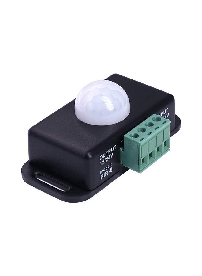 Quick Sense (QS-WR04) 12V/24V PIR Motion Sensor Switch with Adjustable Timer | Automatic On/Off Infrared Detection Controller for LED Strips, Signage, Lights & Security Systems - Image 1