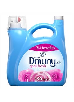 Downy Ultra Laundry Liquid Fabric Softener (Fabric Conditioner), April Fresh, 140 fl oz, 190 Loads  - Image 1