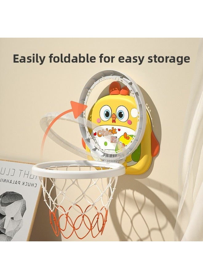 null - Basketball Frame Shooting Rack Indoor Ball Children's Toy Small Ball Infant Special 1-2 Year Old Parent-Child Interactive Household-Color:[three-in-one Dinosaur Model] Ferrule + Shooting + Shooting (comes With Sticky Gun + Sticky Ball * 6 + Ferrule + Hook + Large Basketball + Pump + Hook + Hook + Suction Cup + - Image 1