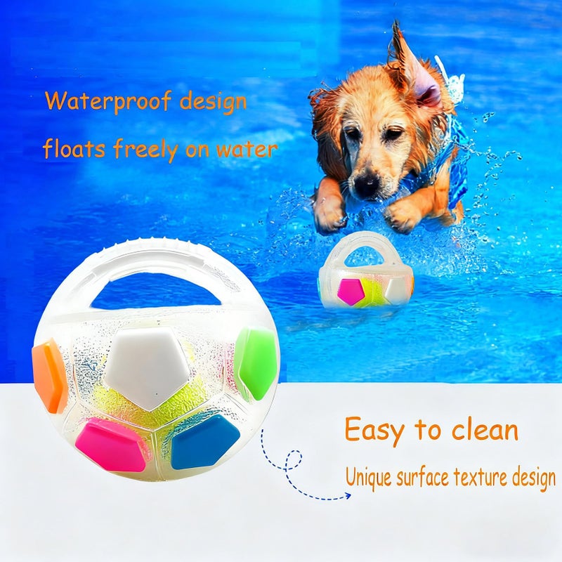 Interactive Dog Toy Ball With Easy Grip Handle For Small Medium Large Dogs Training Outdoor Play - Image 4