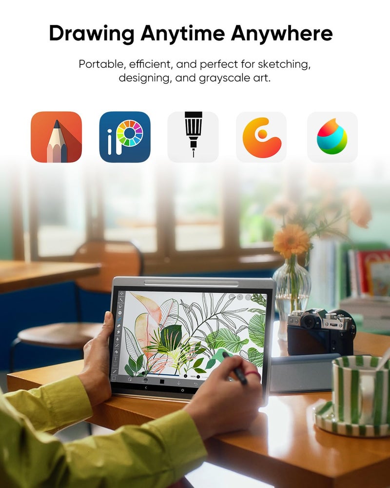 XP-PEN XPPen 10.95" Standalone Drawing Tablet Digital Color Notetaking Magic Note Pad for Sketching, Drawing & Notes 16K Pressure Sensitivity Tilt Support 90Hz Refresh Rate Anti-Glare Screen Android 14 - Image 5