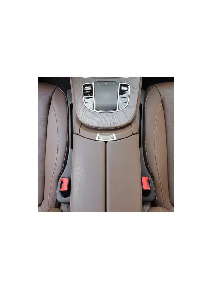 Generic Two-piece front seat gap organizer made of durable, high-quality plastic. - Image 4