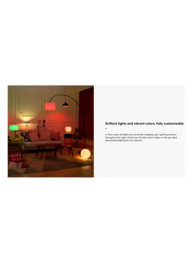 شاومي (3 قطعة) لمبة شاومي Xiaomi Mi Smart LED Essential White and Color GPX4021 |  درجة حرارة لون قابلة للتعديل، 16 مليون لون، تحكم عبر Wi-Fi، متوافق مع أليكسا وGoogle Assistant  - Image 3